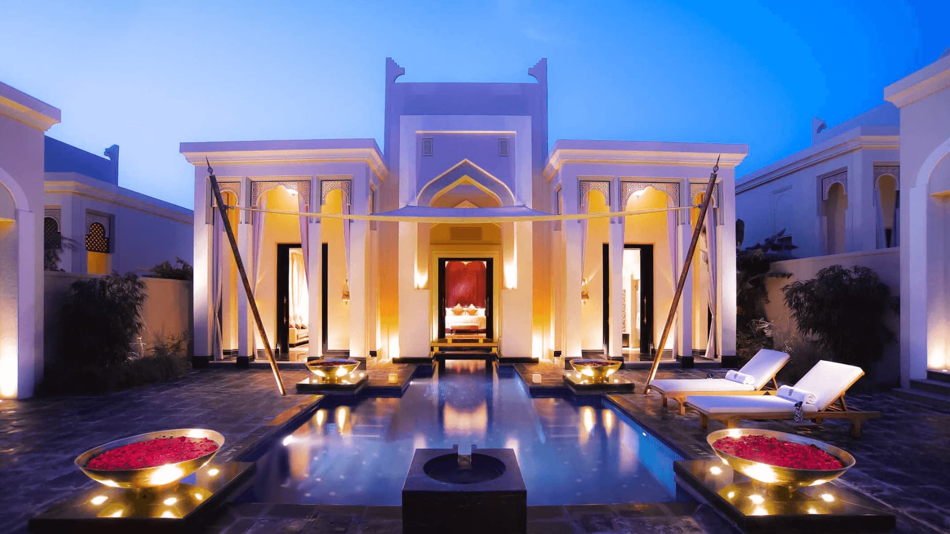 AI Areen Spa is formed with inspiration from the gardens of the Royal Arabian palaces