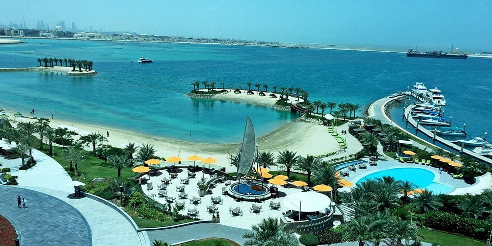 Amwaj Islands, a group of islands that are made by people 