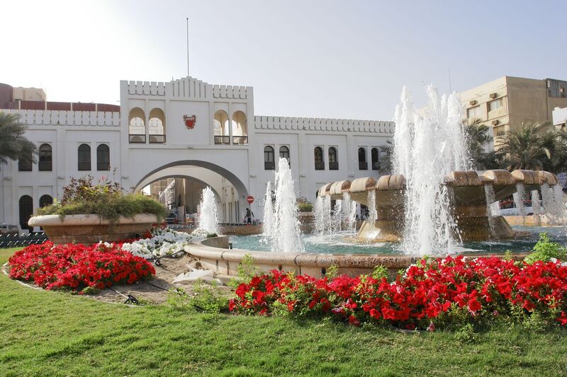 Bab Al Bahrain marks the main entrance to the Manama