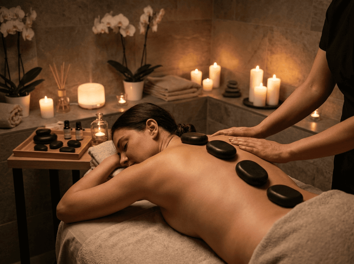 What Happens During a Hot Stone Massage Session?
