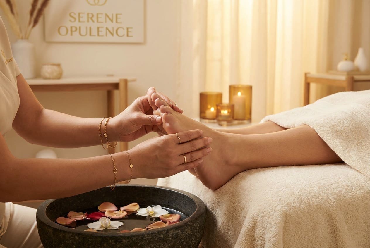 Foot reflexology pressure point therapy Bahrain