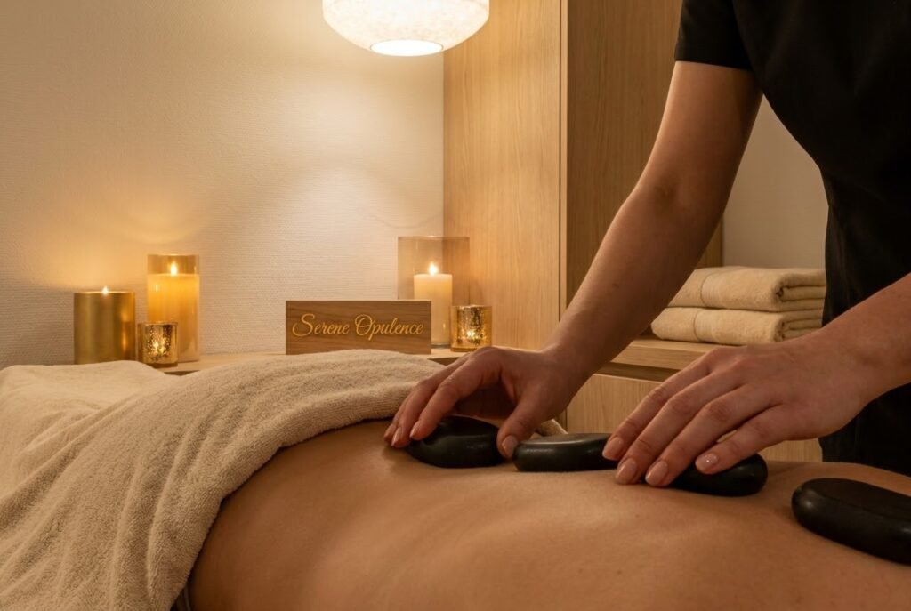 Hot stone massage therapy room Bahrain