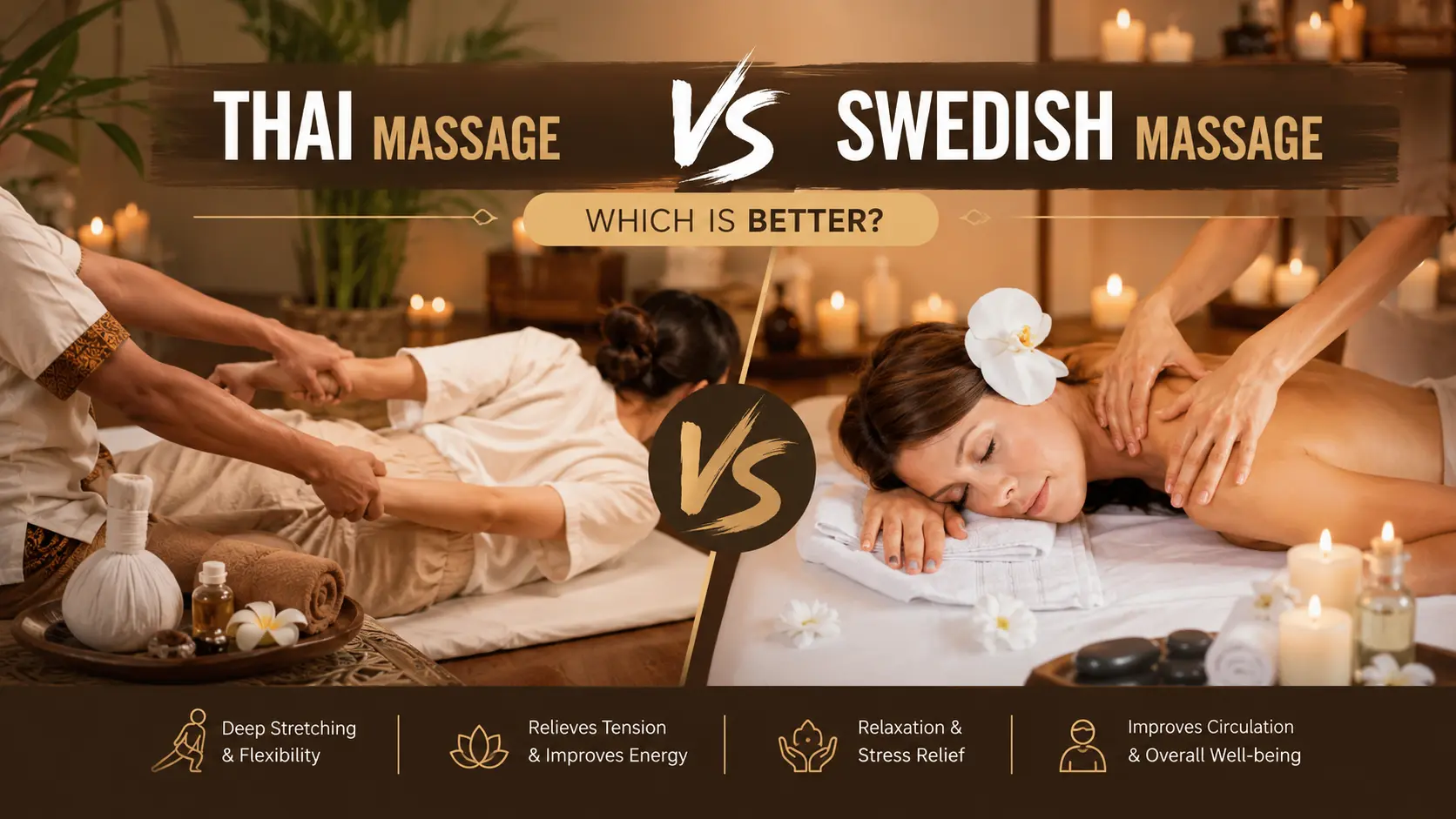 Thai Massage vs Swedish Massage